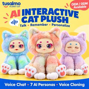Muñeco de Peluche Inteligente con IA y Chatbot de Voz, Juguete Eléctrico Interactivo para Mascotas, con Memoria de Largo Alcance y Grabación Personalizada para el Hogar - Product Image 3
