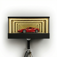 Lampe murale intelligente à détecteur de présence humaine InfinityGarageKeychain, lumière LED automatique, lampe tunnel créative pour la décoration d'entrée