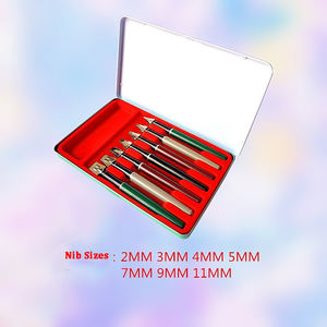 Set di Penne per <span class=keywords><strong>Calligrafia</strong></span> Tibetana con Punta Piatta da 5mm, Penna a Becco d'Anatra per Disegno Tecnico, Mappatura Grafica <span class=keywords><strong>e</strong></span> Bordi - Product Image 3