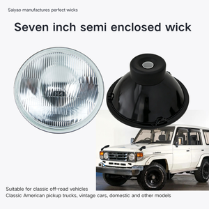 Faro Alogeno Rotondo da 7 Pollici H4 per <span class=keywords><strong>Auto</strong></span> Classiche Britanniche <span class=keywords><strong>MGA</strong></span> Austin, Kit di Retrofit Vintage - Product Image 6