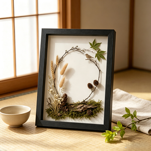 <span class=keywords><strong>กรอบ</strong></span><span class=keywords><strong>รูป</strong></span>ดอกไม้แห้ง MDF หนา 3 ซม. แบบกลวง ทำมือ DIY สำหรับใส่ดอกกุหลาบ ดอกไม้แห้ง 3 มิติ พร้อมกรอบเปลือกหอย สำหรับแขวน - Product Image 2