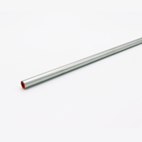 Tube en acier galvanisé sans soudure de haute précision certifié ISO9001, anti-corrosion, avec services de soudage et de découpe