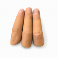 Doigt en silicone sur mesure, taille personnalisable, plusieurs couleurs au choix, pour la réadaptation des doigts, ajustement clinique