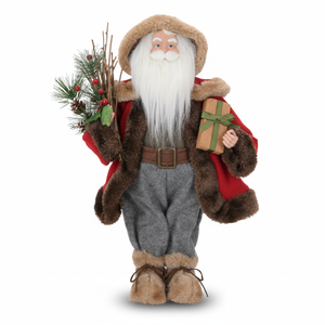 Christmas Table Decoration Nordic Gold Santa Clause Standing Figure Luxury Xmas Ornament for Modern Dining Room Decor Supply - Product Image 2