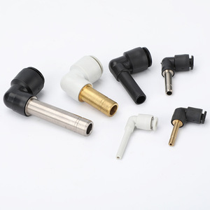 Sivk <b>Quick</b> Connect Air Hose Fitting Brass Plastic 90 Degree Elbow <b>Connector</b> For Pneumatic Systems - Product Image 2