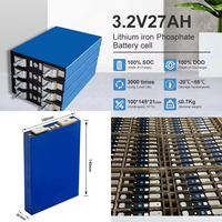 Baterai Prisma LiFePO4 Gotion 3.2V 27Ah 6C High Discharge 4000-Cycle Sel Lithium Iron Phosphate untuk EV, Skuter, dan Penyimpanan Energi Surya