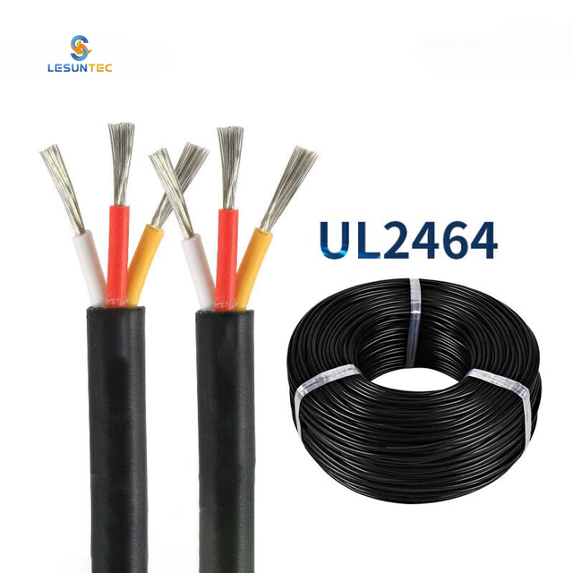 28 26 24 22 20 18 16 AWG UL2464 PVC Jacketed Channel Sheath Copper Wire Multi Conductor Electronic Cable