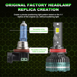 CAR-REFINE F150 9005 Hb3 Phares Led 300w 4575 Puces Double Tube <span class=keywords><strong>de</strong></span> Cuivre 9005 <span class=keywords><strong>Ampoule</strong></span> <span class=keywords><strong>de</strong></span> Phare Led 6500k Led 9005 avec Canbus - Product Image 3