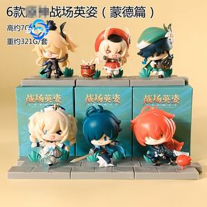 10 estilos Mini tamaño helado Genshined <span class=keywords><strong>Manga</strong></span> figurita impacto Klee Zhongli sorpresa Anime figura misterio caja ciega Juguetes - Product Image 6