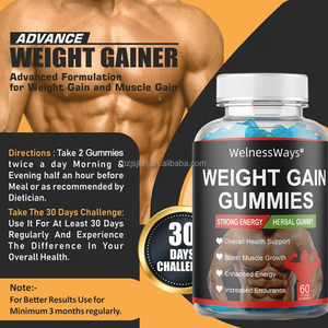 WelnessWays Gommes de Gain de Poids en Stock Absorbe Plus Rapidement Meilleure Qualité Créatine Bio Pre <span class=keywords><strong>Workout</strong></span> Gummy - Product Image 4