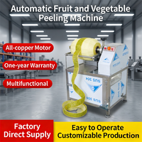 Volledig Automatische Hoge Productiviteit Fruit & Groente Schilmachine 220V 50Hz Enfase voor Jackfruit