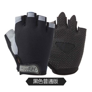 Gants de sport unisexes pour adultes, demi-doigts, respirants, en maille, pour le cyclisme et les activités de plein air, en stock - Product Image 4