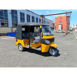 Triciclo de gasolina Tuk <span class=keywords><strong>Bajaj</strong></span> TVS King Passenger Ventas calientes Diseño abierto Proveedor chino Estilo popular - Product Image 4