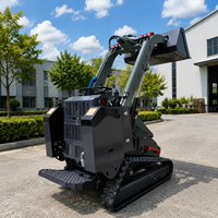 Chargeuse compacte sur chenilles V1000 Kubota Diesel, mini-chargeuse autoportée multi-attaches pour la construction agricole