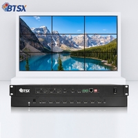 Processeur vidéo 4K multi-prises en charge des entrées PC, PS5, Apple TV, STB, avec ajustement de la saturation des couleurs de l'image pour centre de commande de trafic