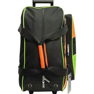 Sac de transport pour balles de bowling BSCI, 2 balles, avec roulettes, compartiment rembourré pour 2 balles, espace pour chaussures - Product Image 6