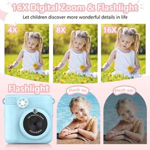 Mjf 2025 מצלמת ילדים עם מסך 2.4 אינץ 'ו הדפסה תרמית מיידית עבור בני נוער ילד הדפסה מצלמה מיידית - Product Image 6