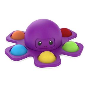 Jouet anti-stress et anti-anxiété, spinner à bulles, pieuvre changeante de visage, vente en gros - Product Image 1