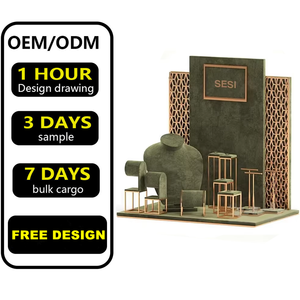 SESI Personnalisé Bijoux Stand Ensemble Bijoux Stand Accessoires Bracelet Collier Anneau Boucle D'oreille Titulaire Bijoux Présentoir Ensemble - Product Image 1