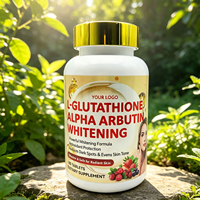 Complément Herbal Super Éclaircissant pour la Peau OEM, Comprimés de L-Glutathion et Alpha Arbutine à Haute Activité Nutritionnelle