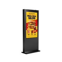 Pantalla LCD para Exteriores de 65 Pulgadas, Alto Brillo (3000 Nits), Resistente al Agua (IP65), Kiosco Digital con Animación para Tiendas Minoristas, con SDK, de Pie