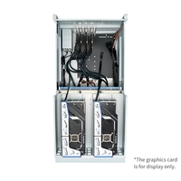 Meilleur vendeur Boîtier de serveur GPU en rack 5U 5GPU 5*4090 Châssis EATX pour l'inférence de l'IA Rendu Apprentissage profond Opérations de big data