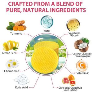 Venta al por Mayor de Fábrica, 50 Unidades de Discos de Limpieza Faciales con Ácido Kójico y Cúrcuma para Reducir Poros - Product Image 2