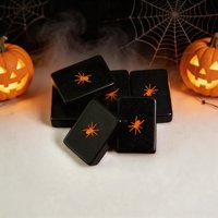 Jeu de tuiles de mahjong américain en acrylique de luxe, style dessiné à la main pour Halloween, jeu de table, prend en charge le logo et la taille personnalisés