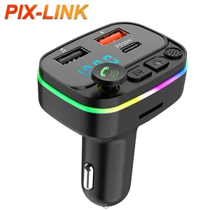 Factory Hot Sale Auto Drahtloser FM-Sender Freis prec heinrich tung MP3-Player Dual USB Charger Kit