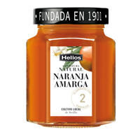 Confiture d'orange amère naturelle Helios 330G, fabriquée avec des oranges de Séville locales