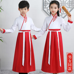 En el Día del Niño, los <span class=keywords><strong>trajes</strong></span> <span class=keywords><strong>de</strong></span> actuación eran Hanfu, <span class=keywords><strong>trajes</strong></span> antiguos y estilo escolar. Los niños y las niñas actuaron en el papel <span class=keywords><strong>de</strong></span> - Product Image 6