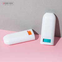 Contenant de stick déodorant en PP écologique, couleur personnalisée, 15G, OEM/ODM, vente en gros, ouverture facile, impression sérigraphique sur surface
