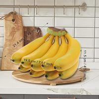 Kunstmatige bananenbos Realistisch levensecht milieuvriendelijk schuimvoedselmodel Halloween Kerst Fotografie Keuken Thuisfeest