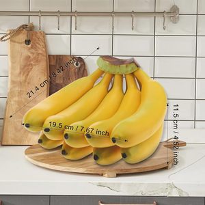 Giả Nhân Tạo Chuối Bó Thực Tế Sống Động Như Thật Thực Phẩm Mô Hình Hiển Thị Chuối Mô Hình Trái Cây Cho Nhiếp Ảnh Nhà Bếp Bên Trang Trí Nội Thất - Product Image 3
