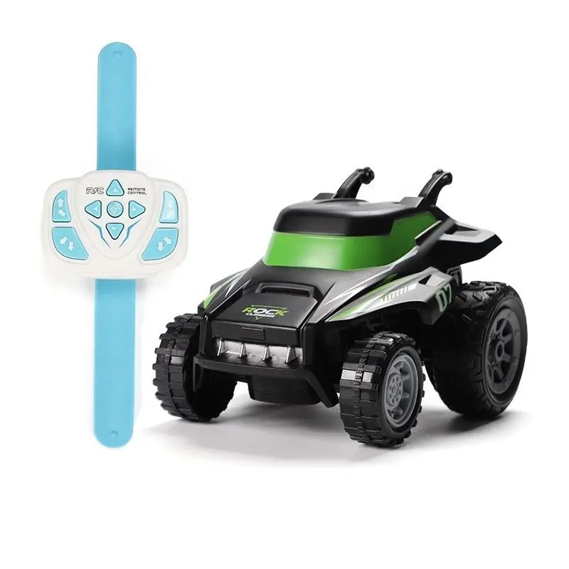 Samtoy Mobil Mainan Anak Laki-laki, Harga Menarik Kendaraan Listrik RC Stunt Car Rotate Programmable Watch Remote Control