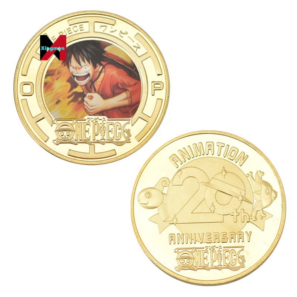 ワンピース　記念メダル ルフィ ONE PIECE - ONE PIECE ワンピース 純金 ルフィ 小判 メダル