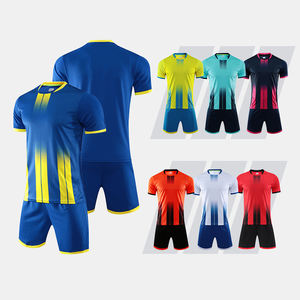 Neues Design Logo Individualisierte Schnelltrocknende Fußball-Teamkleidung Sets Schlichte Uniform Fußball-Trainingsanzüge für Herren - Product Image 2