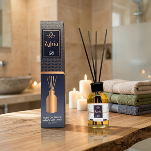 Difusor de Aromas Premium Göl Reed Zahia, Fragancia Duradera para el Hogar, Libre de Parabenos, con Fibra de Vidrio y Aceite, 110 ml - Product Image 2