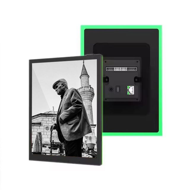 New Wall Mount Android 13 RS485 Poe Tablet 9.7 Inch Meeting Room Booking System Display Surrounding Led Light Tablet Pc