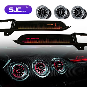 Kit d'éclairage LED pour voiture SJC pour <span class=keywords><strong>Ford</strong></span> <span class=keywords><strong>Mustang</strong></span> 2015-<span class=keywords><strong>2022</strong></span> Intérieur 64 couleurs Symphonie dynamique d'éclairage ambiant Accessoires décoratifs RGB - Product Image 1