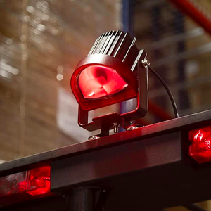 Lampe de signalisation de sécurité LED incurvée pour zone rouge de chariot élévateur industriel robuste, compatible avec les chariots Toyota, <span class=keywords><strong>Linde</strong></span>, Hyster - Product Image 5