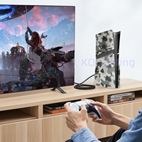 Graue Tarn platten für PS5 Pro Konsolen abdeckung Premium ABS Face plate Shell Covers für PlayStation 5 PRO Disc Edition