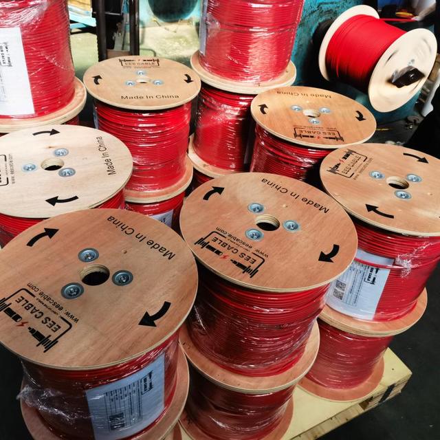 H1Z2Z2-K High Quality Industrial Tinned Copper DC Solar Cable 4mm/6mm/10mm Black/Red EN 50618 Standard XLPO Insulation for