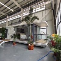 Full King B5 Capsule House Sunroom -Space Capsule House Maison entièrement finie Décoration Maisons préfabriquées