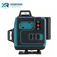 Niveau laser 3D 4D 12/16 lignes, auto-nivelant, avec batterie au lithium, instrument de mesure pour l'ingénierie, kit d'outils électriques