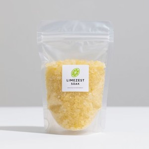 Factory Custom Printed Clear Stand Up Pouch with Resealable Zipper For Body <b>Bath</b> <b>Salt</b> Skincare - Product Image 3