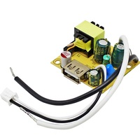 Module d'alimentation à découpage isolé double 5V2A, source de charge rapide AC-DC, carte de circuit imprimé nue, sortie USB 220V vers 5V