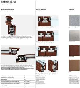 Porta Francese in Acciaio 61*96 Pollici per Appartamenti Americani, Vetro Temperato a Doppio Strato 5/8\", Profili Senza Ponte Termico per Esterni e Hotel - Product Image 5