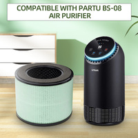 Cocok untuk bagian pemurni udara PARTU BS-08 pengganti Filter filtrasi 3 dalam 1 Filter karbon aktif HEPA filter pra-filter