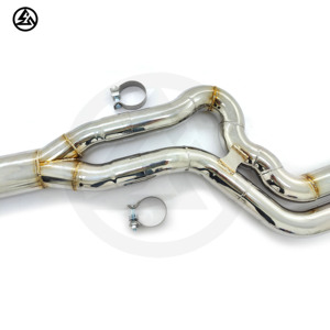 Tubo medio X3m de flujo libre de alta calidad CSZ para <span class=keywords><strong>BMW</strong></span> X3M <span class=keywords><strong>Competition</strong></span> F97/X4M F98 S58 3,0 T tubo de escape de igual longitud - Product Image 4